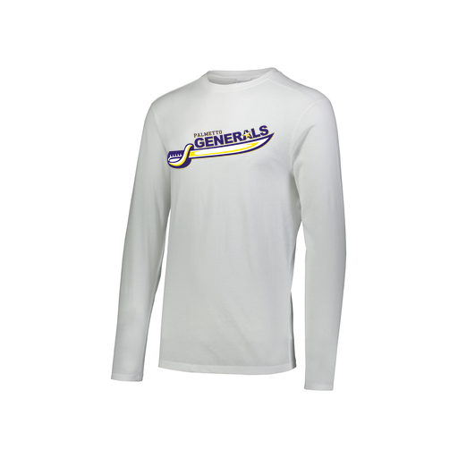 [3076.005.S-LOGO1] Youth LS Ultra-blend T-Shirt (Youth S, White, Logo 1)