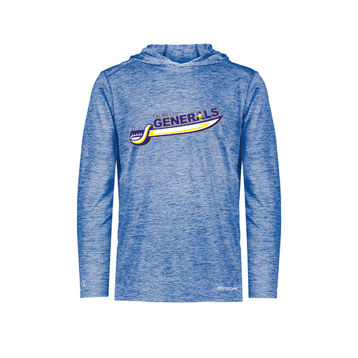 [FOLHCGRY-YS-LOGO1] Decker Youth Charge Hoodie (Youth S, Royal, Logo 1)